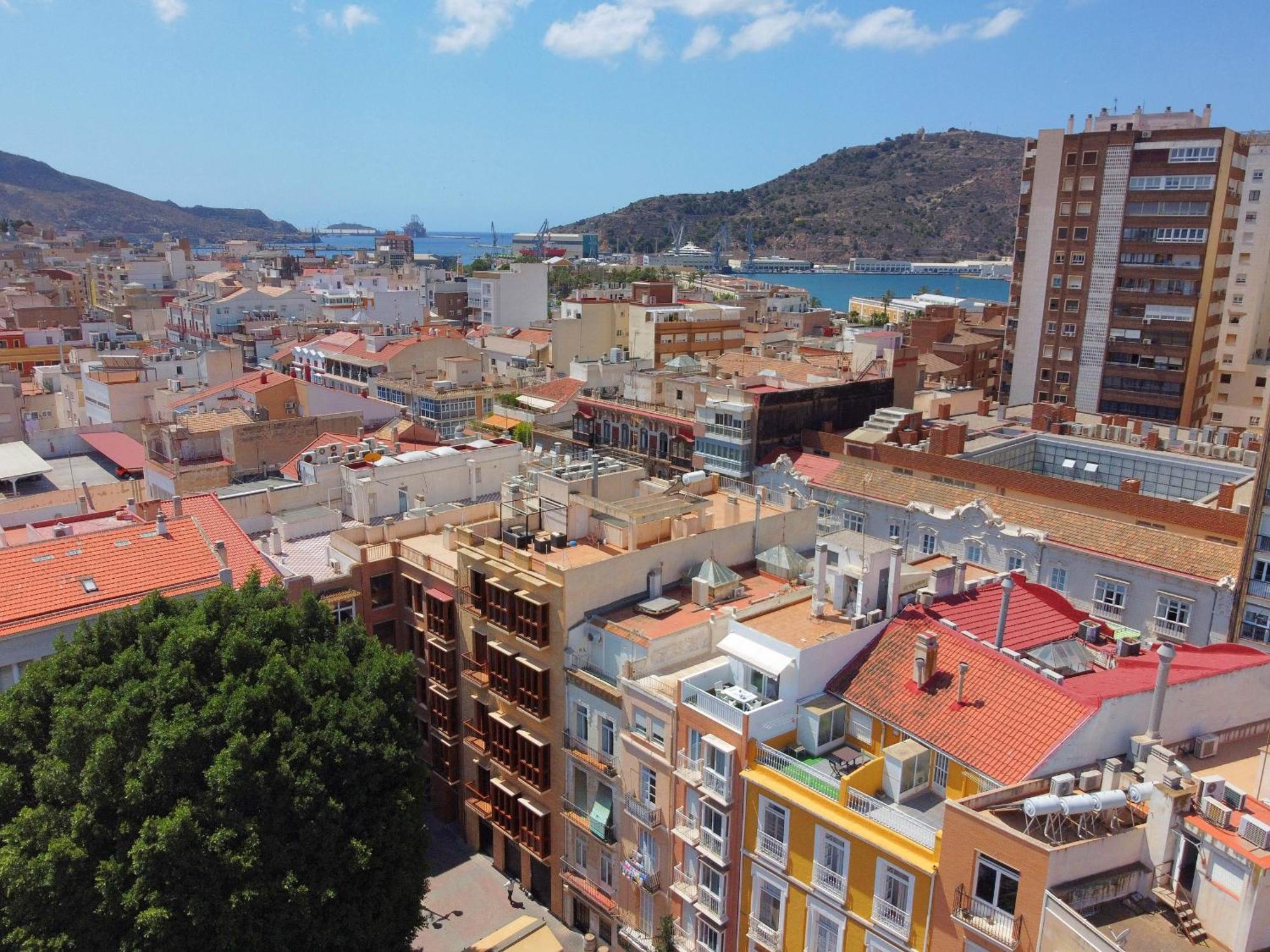 Apartamentos Nuevo Edificio Alba Cartagena Centro Parking Kültér fotó